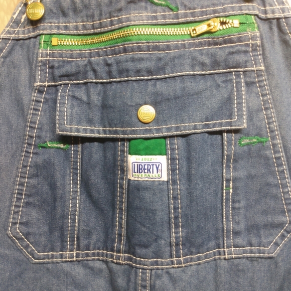 1912 Liberty Bib Overalls, sz 36x30, Blue, 100% cotton, NWT - Picture 9 of 10